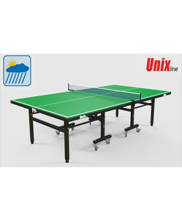 Всепогодный теннисный стол UNIXLINE (зеленый) Всепогодный теннисный стол UNIXLINE (зеленый)