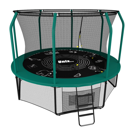 Батут UNIX line SUPREME GAME 10 ft (green) Батут UNIX line SUPREME GAME 10 ft (green)