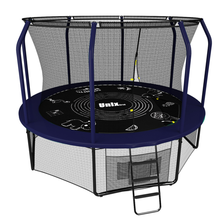 Батут UNIX line SUPREME GAME 10 ft (blue) Батут UNIX line SUPREME GAME 10 ft (blue)