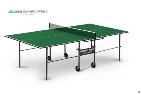 Стол теннисный Olympic Optima Зелёный с сеткой Стол теннисный Olympic Optima Зелёный с сеткой