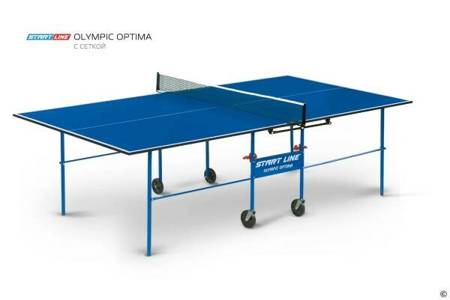 Стол теннисный Olympic Optima Синий с сеткой Стол теннисный Olympic Optima Синий с сеткой