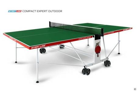 Стол теннисный Compact EXPERT Outdoor 4 Зелёный Стол теннисный Compact EXPERT Outdoor 4 Зелёный