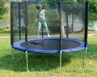 Батут с защитной сеткой и лестницей Stingray Trampoline 12